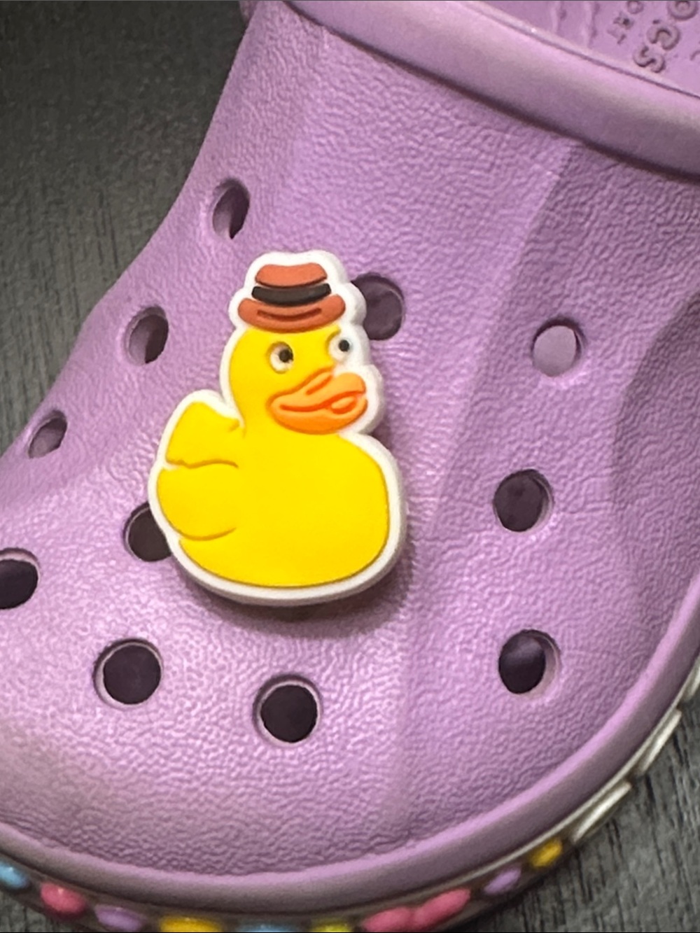 JIBBITZ Yellow Duck Charm. Very Dapper!